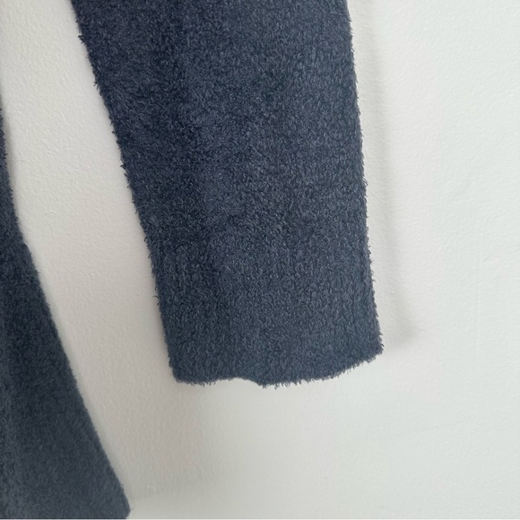 Barefoot Dreams CozyChic Lite Cardigan Sweater Size XS/S Open Front Navy Blue - Picture 5 of 9